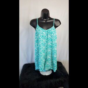 Aerie Cami Strap Pullon Romper Size XS Floral Print